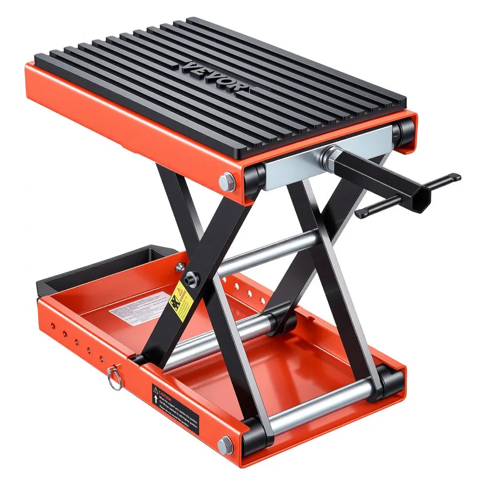 VEVOR Motorcycle Scissor Lift Jack, 1500 lbs Capacity with Lock Pin and Steel Hoist for Touring Motorcycles