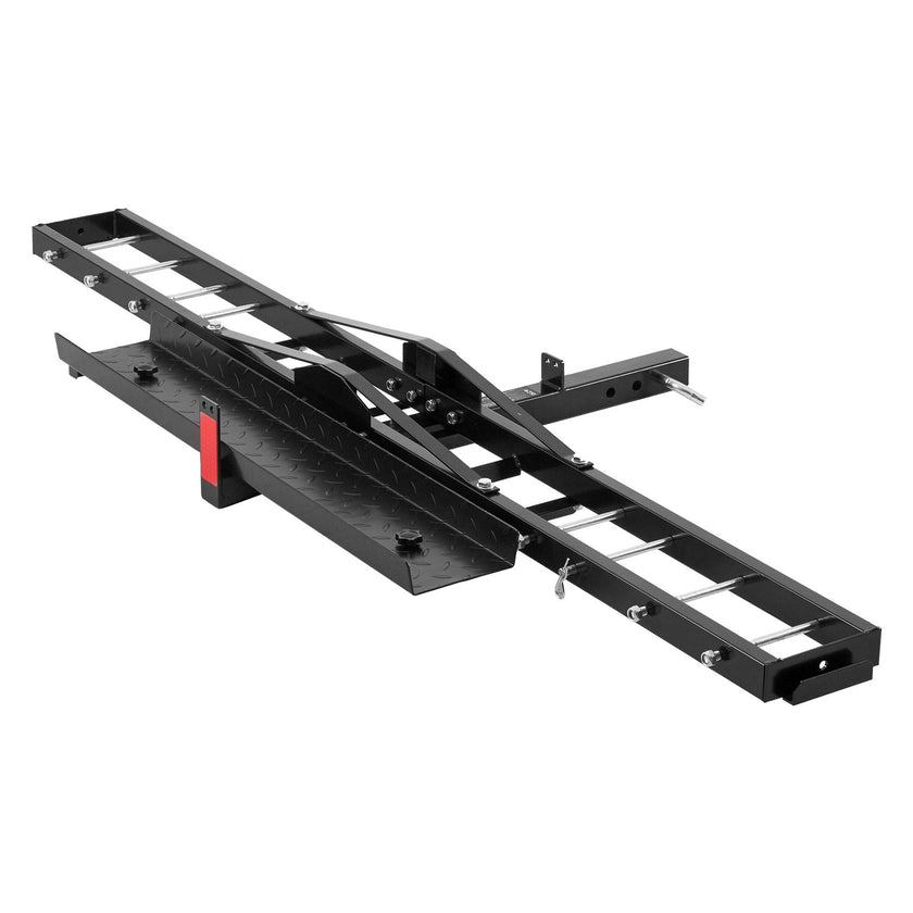 VEVOR Motorcycle Carrier Scooter Dirt Bike Hitch Mount 600LBS Rack Ramp Hauler
