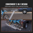 VEVOR Motorcycle Carrier, 2-Bike 600 LBS Aluminum Motorcycle Carrier Hitch Mount, Loading Ramp, Scooter Dirt Bike Trailer Hauler, Ratchet Straps and Stabilizer, for Car, Truck with 2