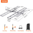 VEVOR Motorcycle Carrier, 2-Bike 600 LBS Aluminum Motorcycle Carrier Hitch Mount, Loading Ramp, Scooter Dirt Bike Trailer Hauler, Ratchet Straps and Stabilizer, for Car, Truck with 2