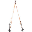 VEVOR Watercraft Lift Sling, 1000lbs Capacity Jet Ski Lift Sling, 39\'\' Watercraft Sling w/Heavy Duty Powder-Coated Steel Brackets, Polyester Lifting Straps for Personal Watercraft, PWC, Jet Ski