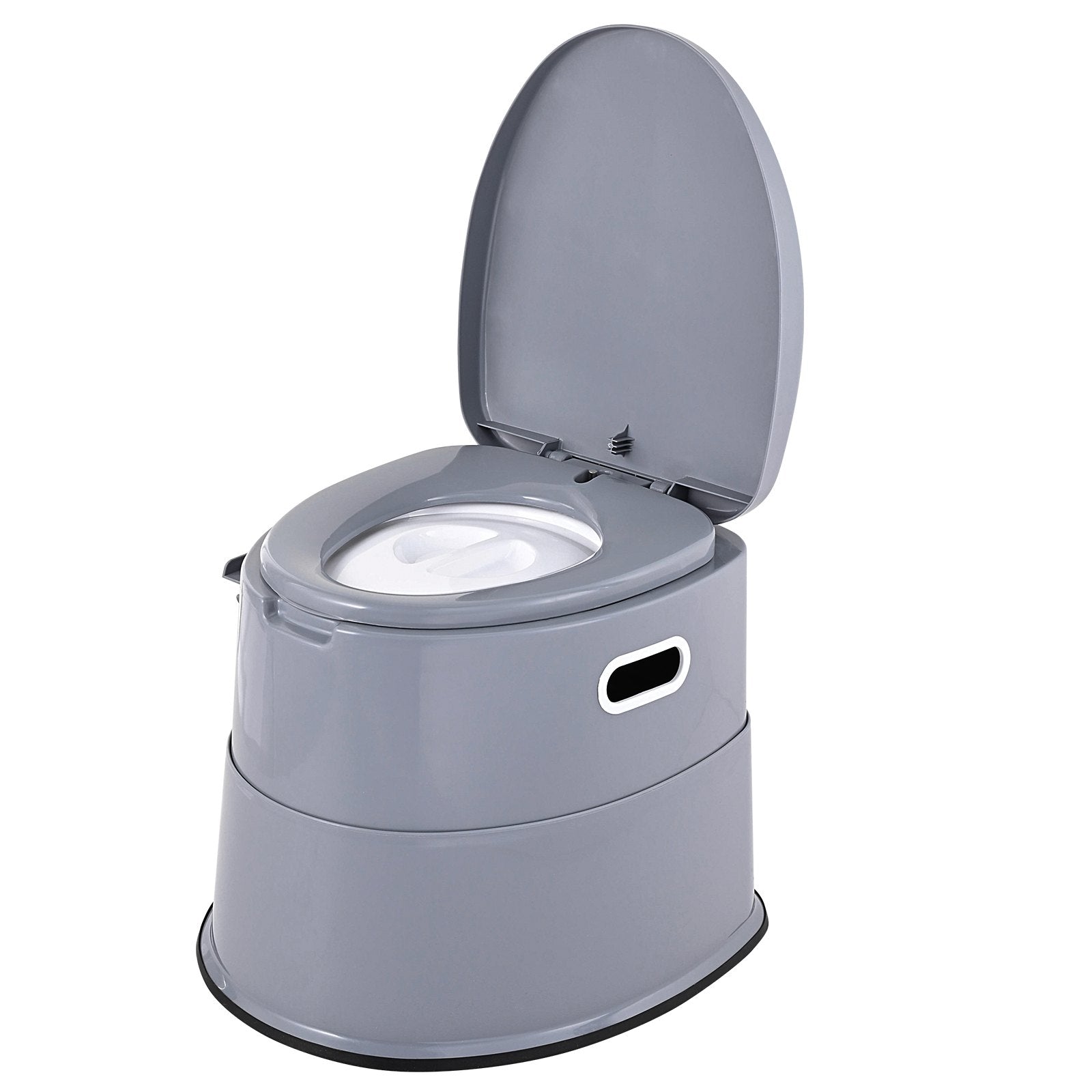 VEVOR Portable Toilet for Camping, Porta Potty with 1.3 Gal Detachable Inner Bucket & Removable Paper Holder, Commode with Dual Lids, Travel Toilet for Adults Kids Outdoor Camping Car Long Road Trips