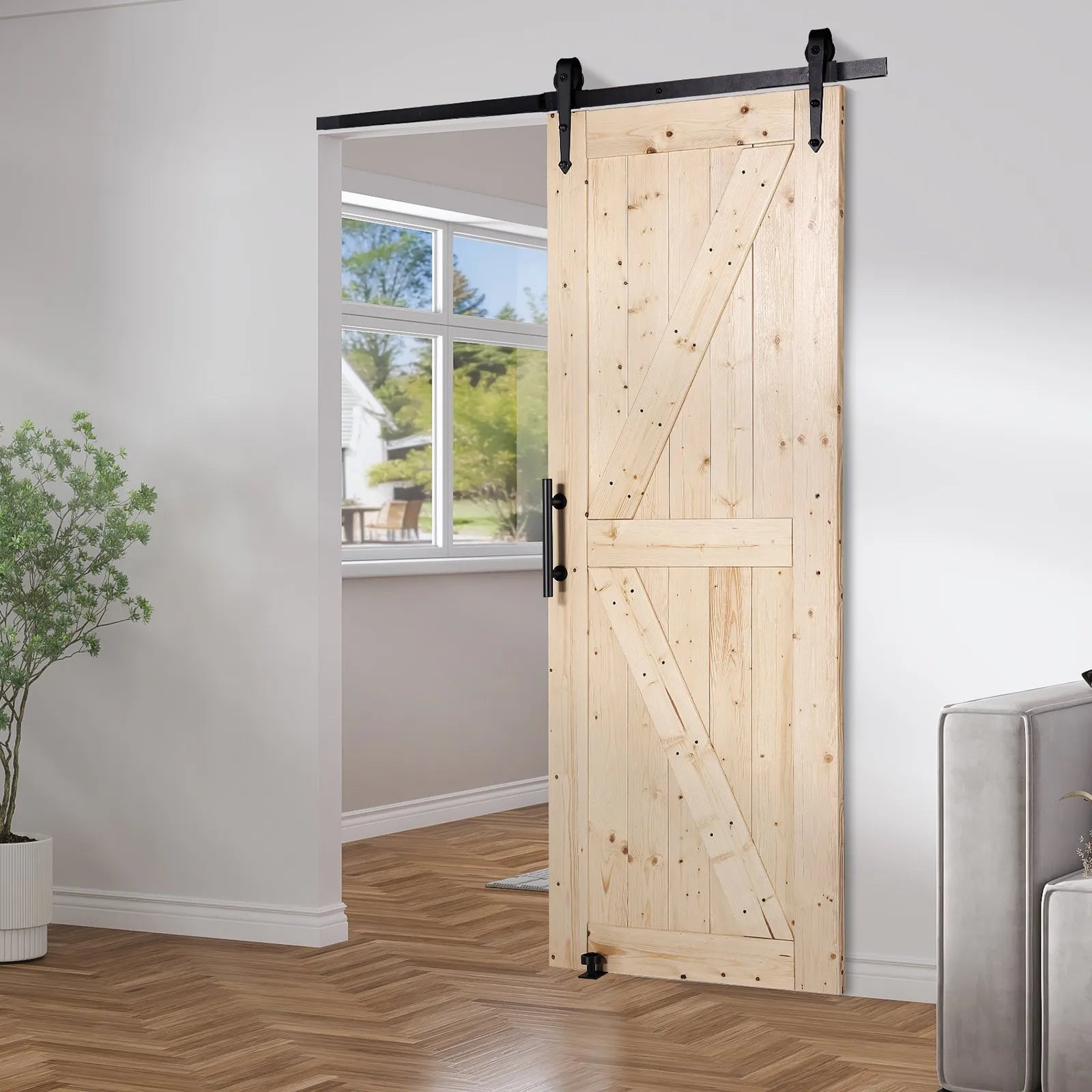 VEVOR Barn Door and Hardware Kit, 30
