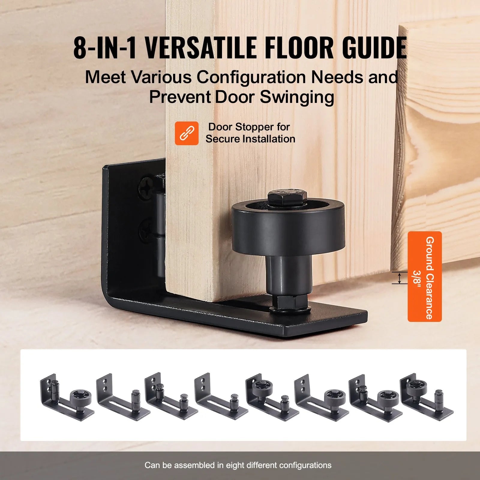 VEVOR Barn Door and Hardware Kit, 36