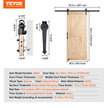 VEVOR Barn Door and Hardware Kit, 36