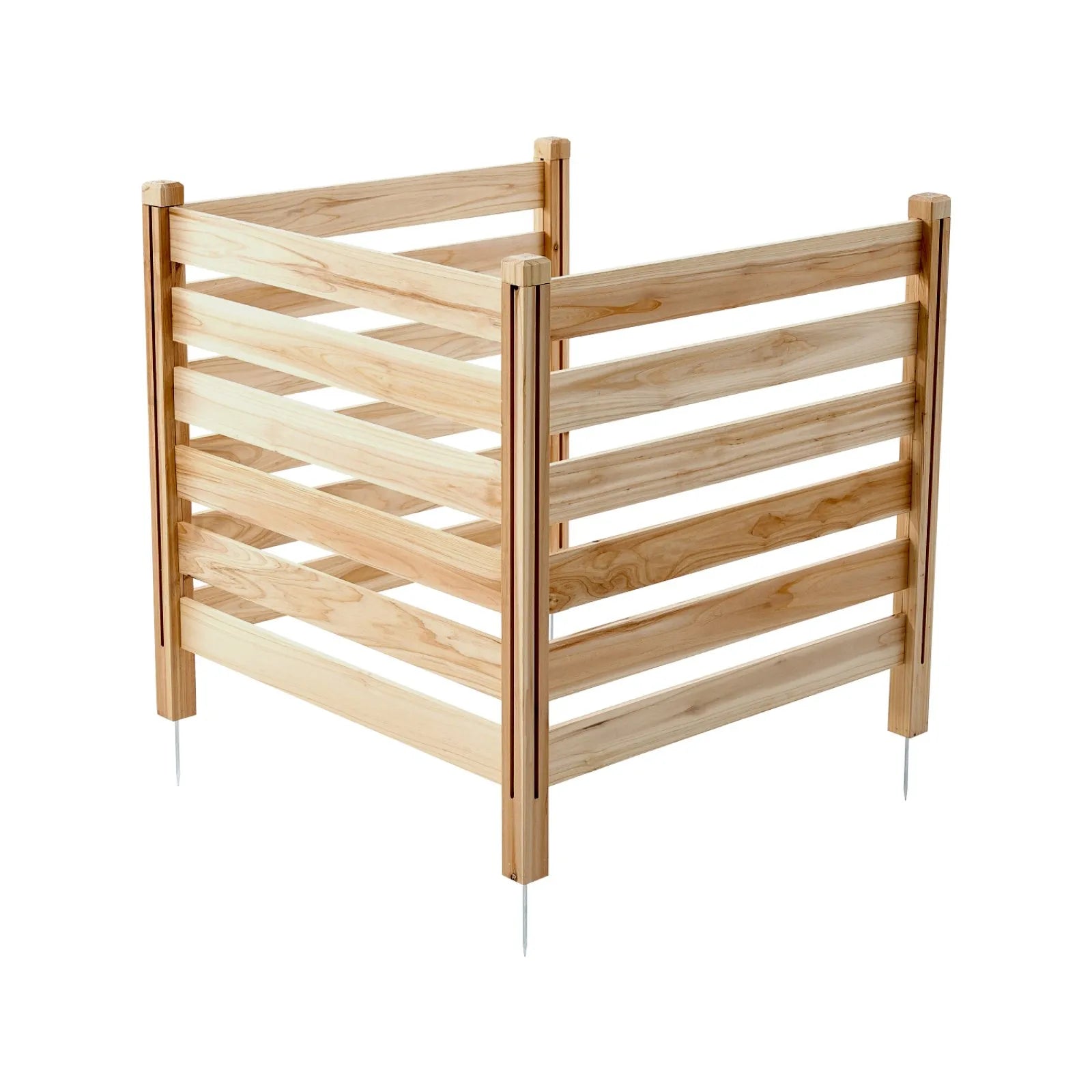 VEVOR Wood Privacy Fence 3 Panels Slatted Air Conditioner Fence 36