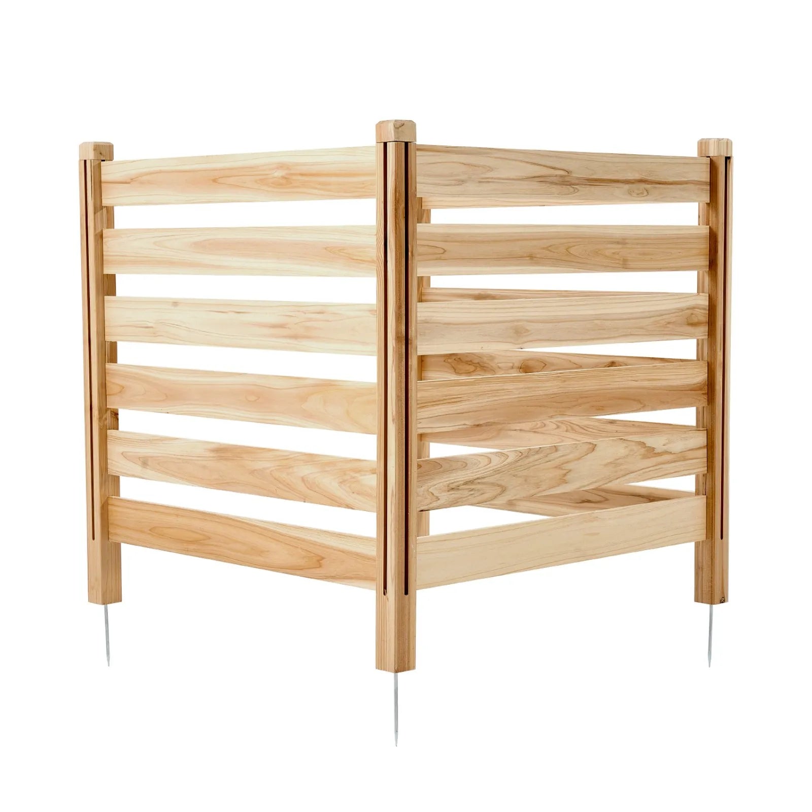 VEVOR Wood Privacy Fence 3 Panels Slatted Air Conditioner Fence 36