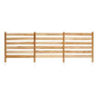 VEVOR Wood Privacy Fence 3 Panels Slatted Air Conditioner Fence 36