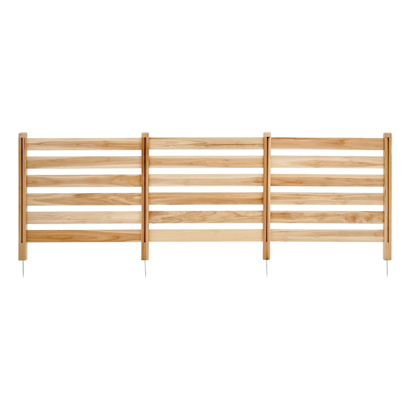 VEVOR Wood Privacy Fence 3 Panels Slatted Air Conditioner Fence 36