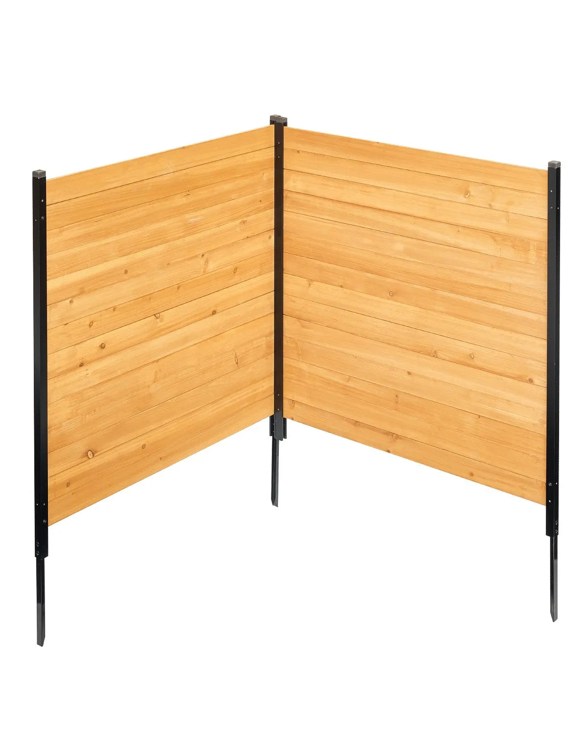 VEVOR Wooden Privacy Fence 2 Panels Solid Air Conditioner Fence 38