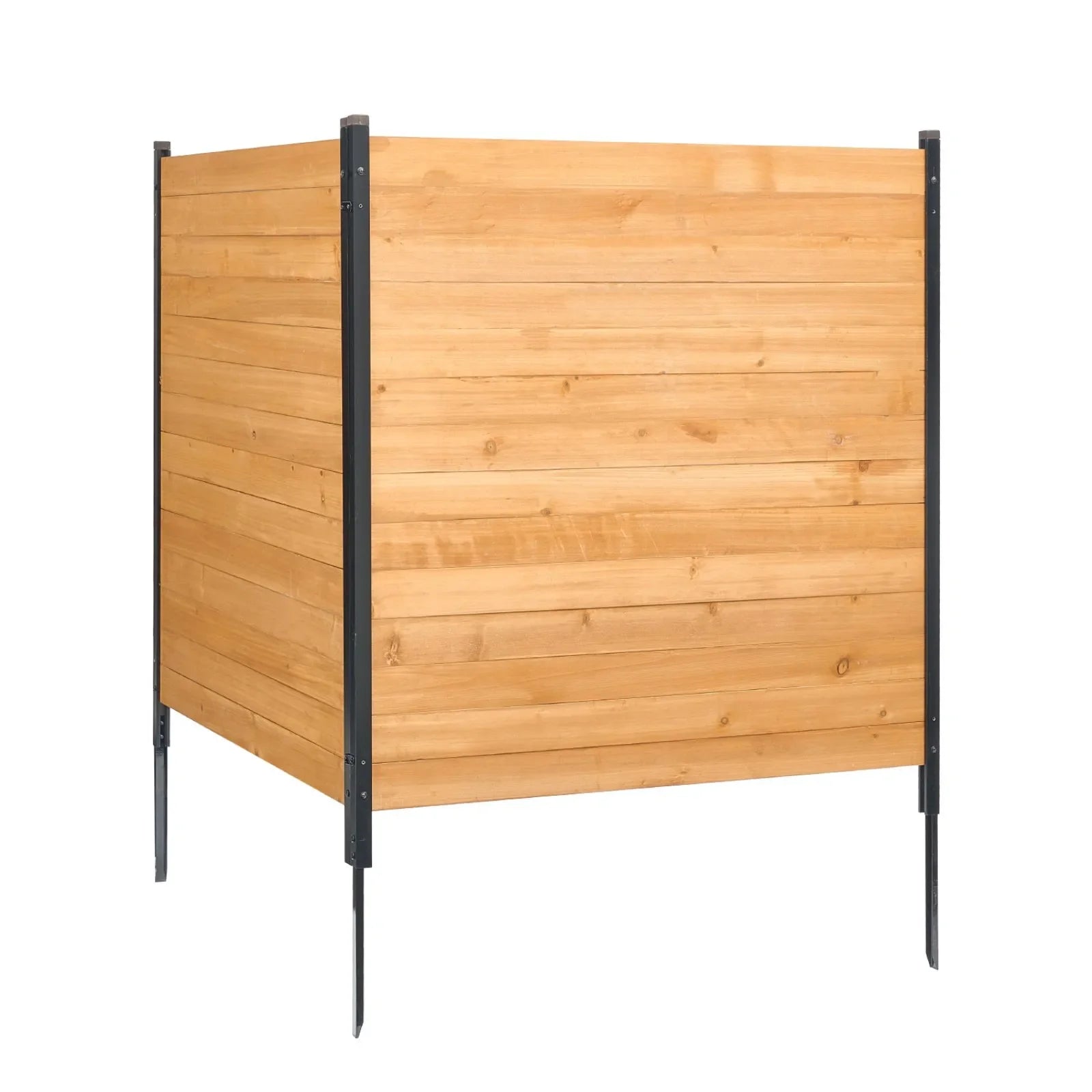 VEVOR Wooden Privacy Fence 2 Panels Solid Air Conditioner Fence 38