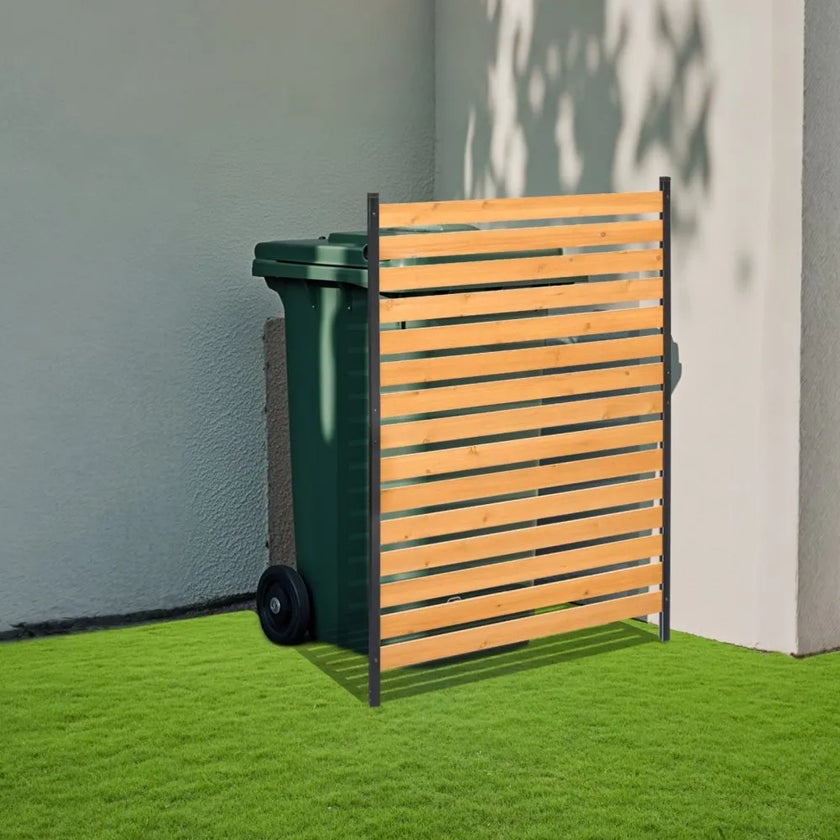 VEVOR Wood Privacy Fence 1 Panel Slatted Air Conditioner Fence 39