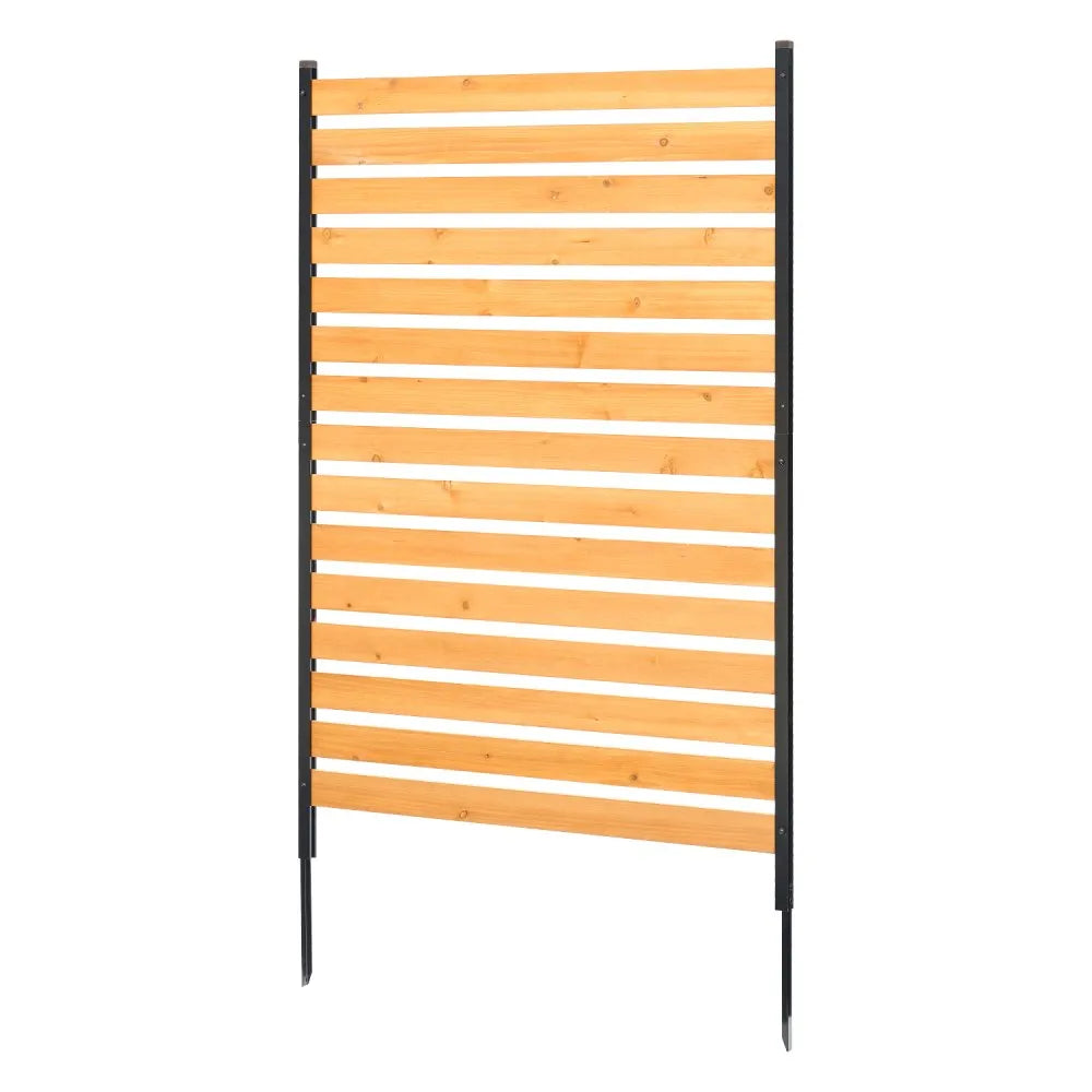 VEVOR Wood Privacy Fence 1 Panel Slatted Air Conditioner Fence 39