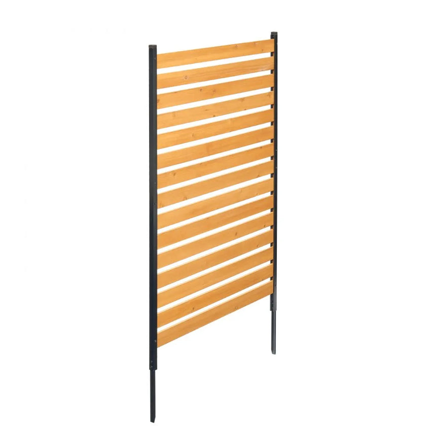 VEVOR Wood Privacy Fence 1 Panel Slatted Air Conditioner Fence 39