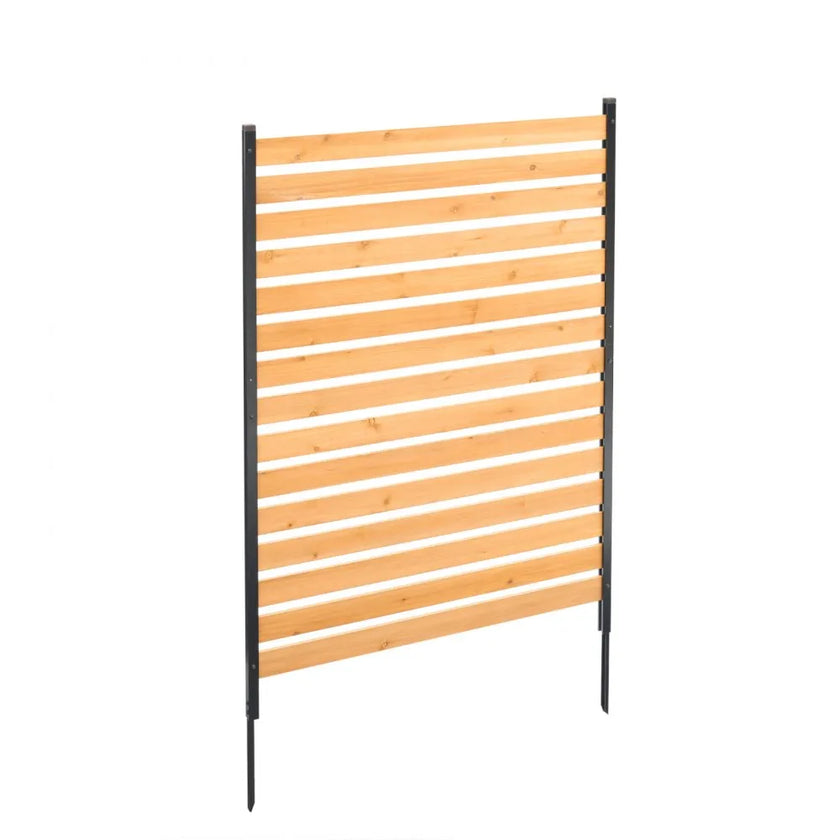 VEVOR Wood Privacy Fence 1 Panel Slatted Air Conditioner Fence 39