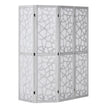 VEVOR Wood Room Divider Wooden Screen 4 Panel Room Separation Privacy Screen