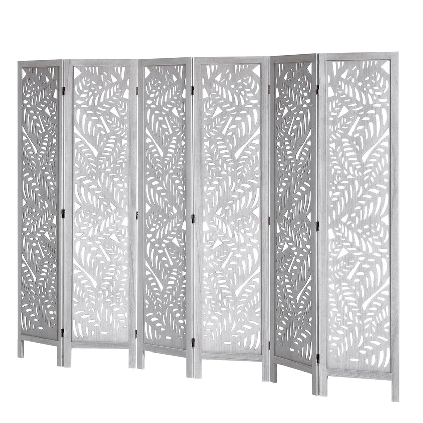 VEVOR Wood Room Divider Wooden Screen 6 Panel for Room Separation Home Office