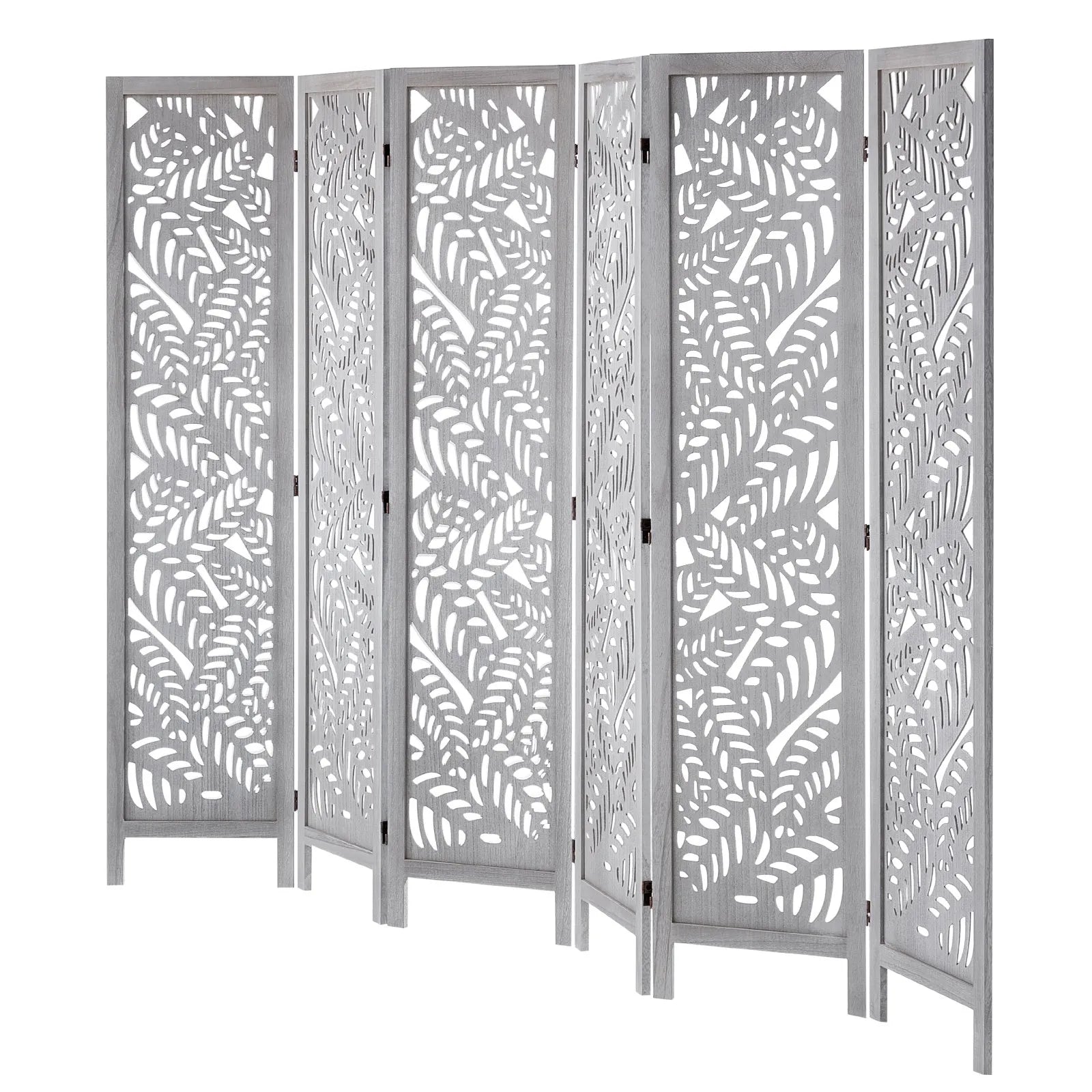 VEVOR Wood Room Divider Wooden Screen 6 Panel for Room Separation Home Office