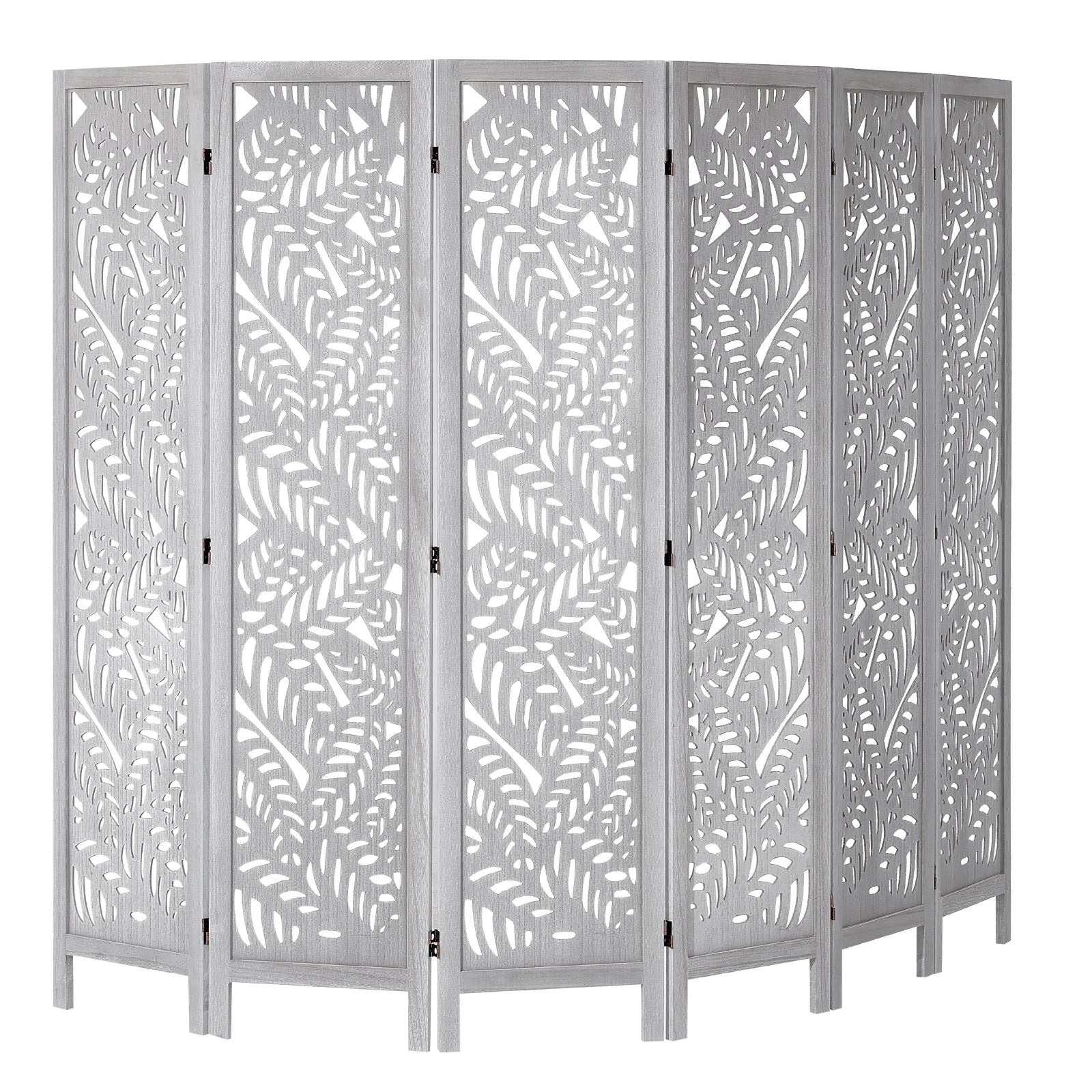 VEVOR Wood Room Divider Wooden Screen 6 Panel for Room Separation Home Office