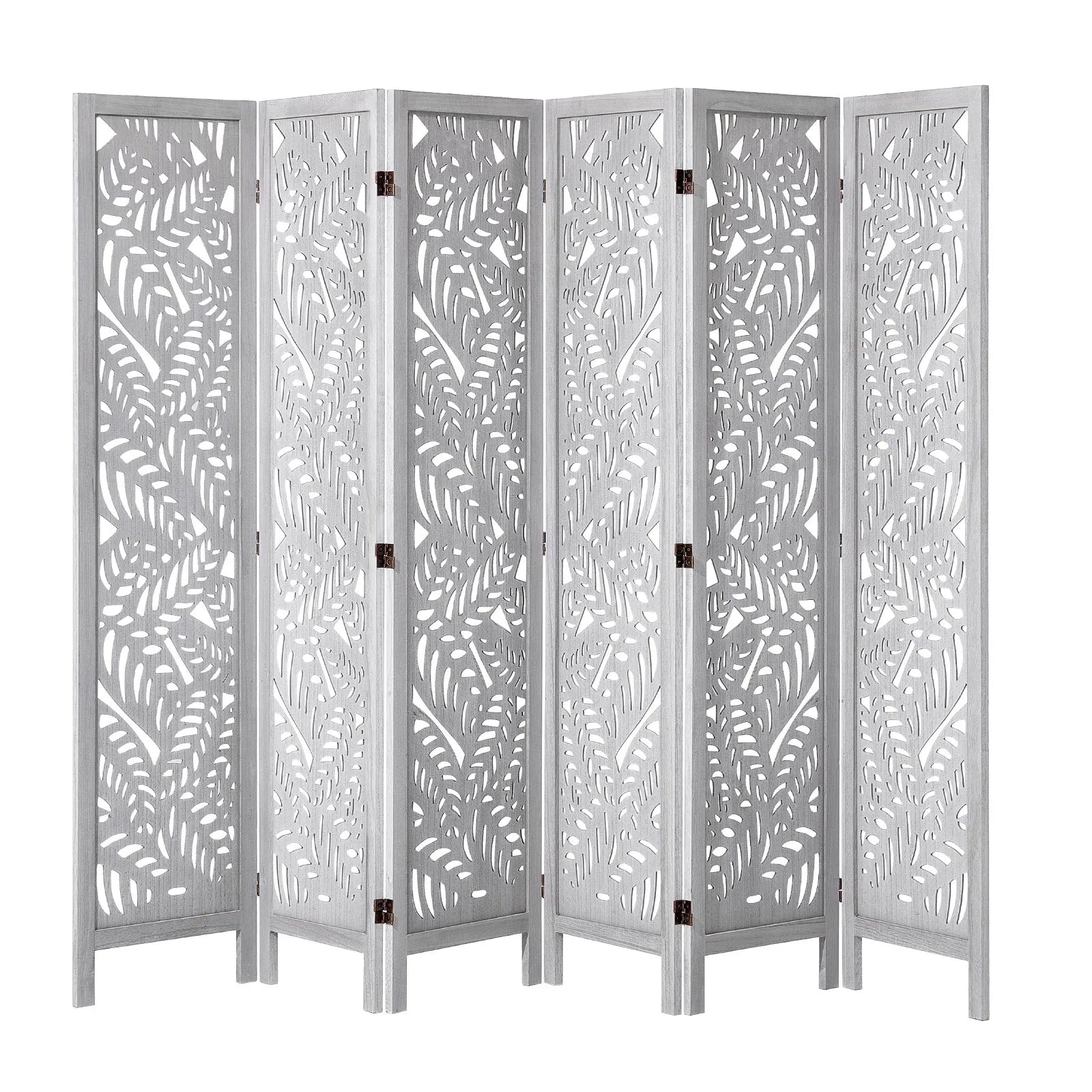 VEVOR Wood Room Divider Wooden Screen 6 Panel for Room Separation Home Office