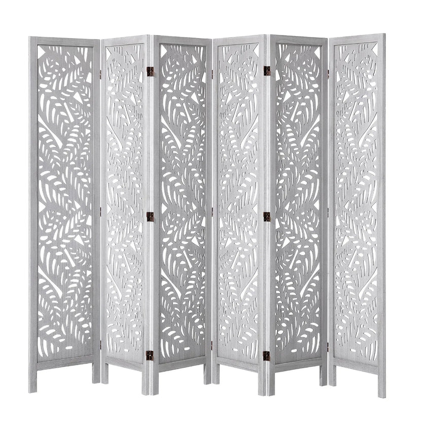 VEVOR Wood Room Divider Wooden Screen 6 Panel for Room Separation Home Office