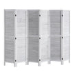 VEVOR Wood Room Divider Wooden Privacy Screen 6 Panel Room Separation Divider
