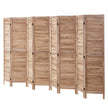 VEVOR Wood Room Divider Wooden Screen 8 Panel for Room Separation Home Office