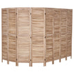 VEVOR Wood Room Divider Wooden Screen 8 Panel for Room Separation Home Office