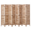 VEVOR Wood Room Divider Wooden Screen 8 Panel for Room Separation Home Office