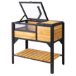 VEVOR Wooden Tortoise House Tortoise Habitat Indoor & Outdoor for Lizards Snakes