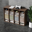 VEVOR Literature Organizers, 36 Compartments Office Mailbox with Adjustable Shelves, Wood Literature Sorter 39.3x12x26.8 inches for Office, Home, Classroom, Mailrooms Organization, EPA Certified Brown