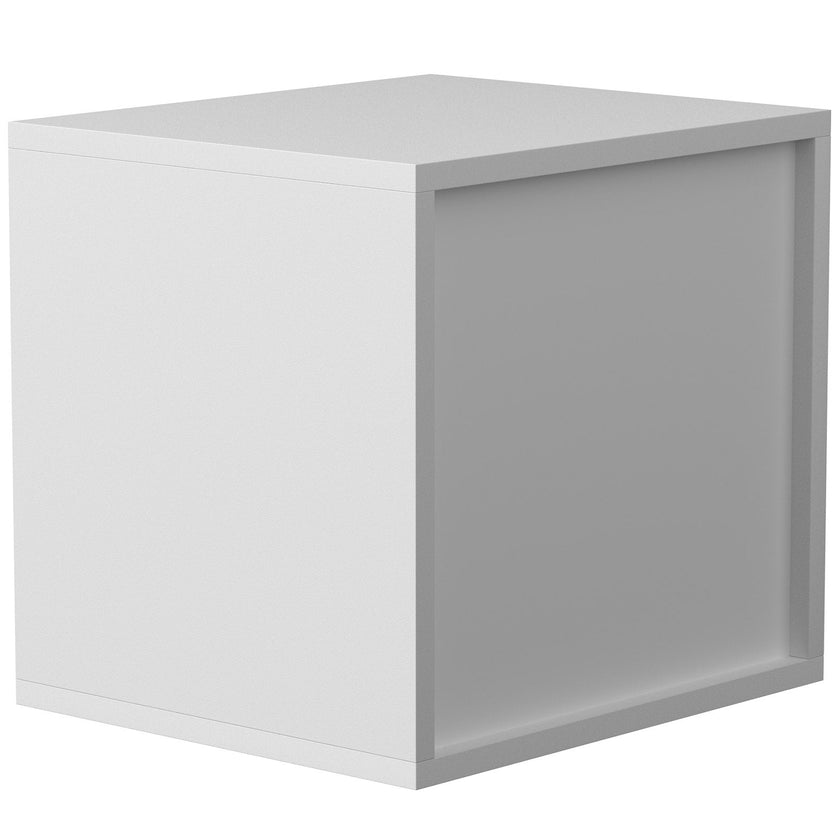 VEVOR Literature Organizers, 5 Compartments Office Mailbox with Adjustable Shelves, Wood Literature Sorter 13.9x12x13 inches for Office, Home, Classroom, Mailrooms Organization, EPA Certified, White