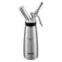 Professional 500ml Stainless Steel Whipped Cream Dispenser, 304 Stainless Steel Cream Whipper with 3 Decorating Nozzles & Cleaning Brush