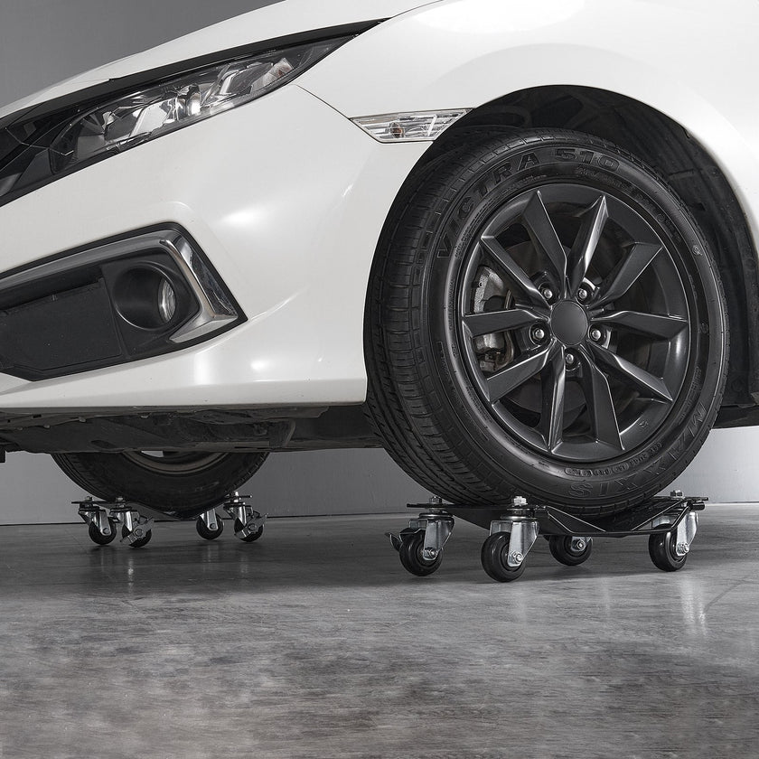 VEVOR Wheel Dolly, 3000 lbs/1360 kg Car Dollies, Wheel Dolly Car Tire Stake Set of 2 Piece, Heavy-duty Car Tire Dolly Moving Cars, Trucks, Trailers, Motorcycles, and Boats