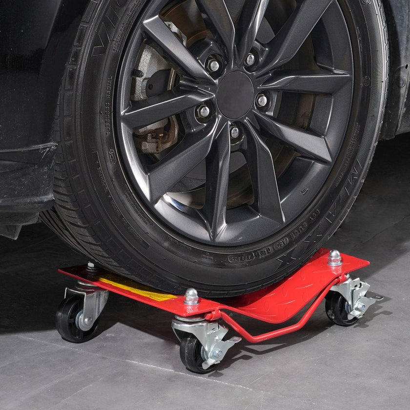VEVOR Wheel Dolly Heavy-Duty Car Tire Stake Vehicle Moving Dolly 8000 lbs 4 Pack