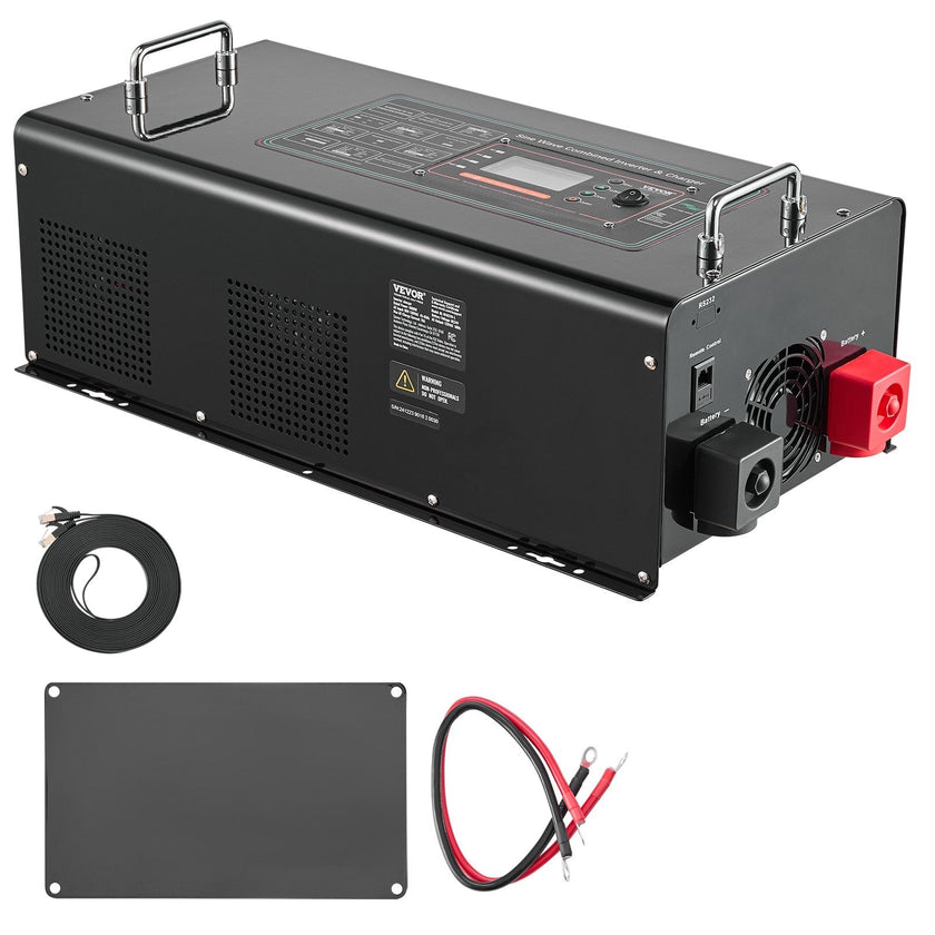 VEVOR 6000W Pure Sine Wave Inverter Charger DC 48V to AC 120V Power Inverter