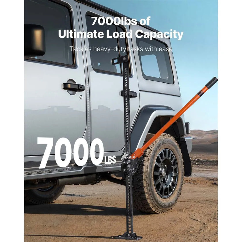 Jack – 7,000 lb Heavy-Duty Off-Road Ratcheting Jack for Trucks, SUVs & Tractors