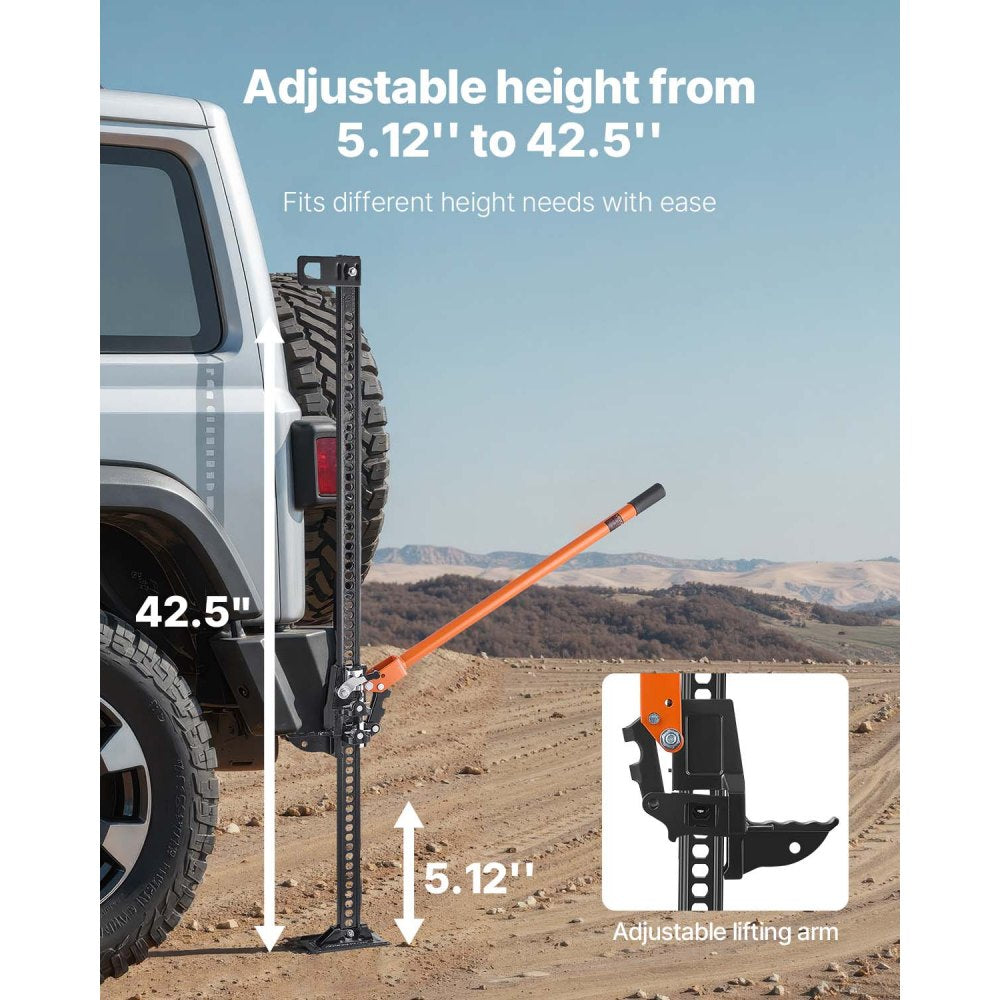 Jack – 7,000 lb Heavy-Duty Off-Road Ratcheting Jack for Trucks, SUVs & Tractors