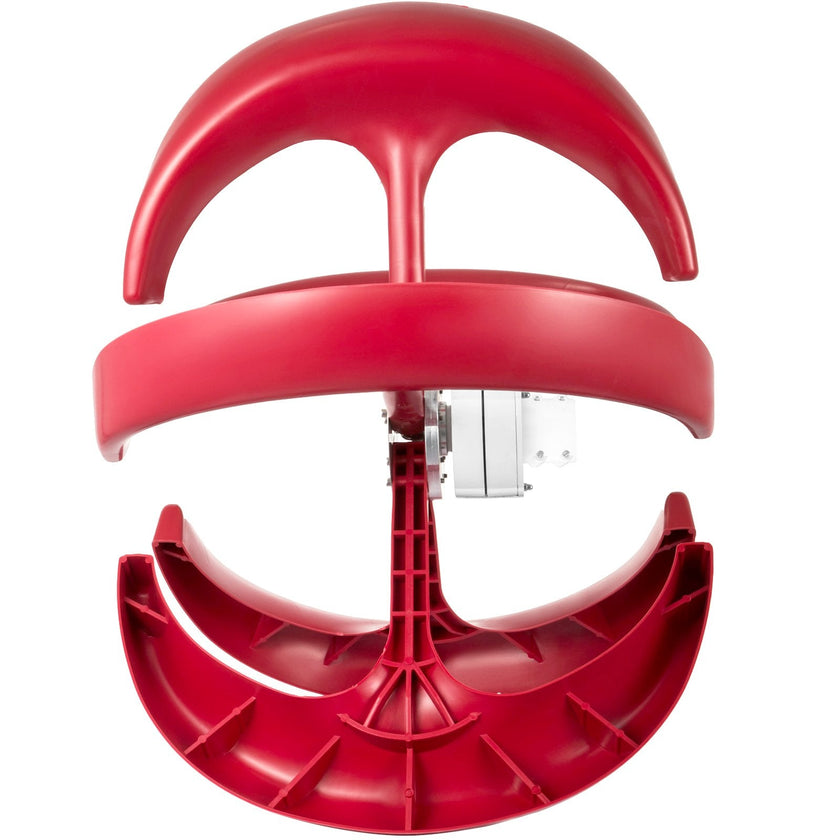 VEVOR Wind Turbine 400W 12V Wind Turbine Generator Red Lantern Vertical Wind Generator 5 Leaves Wind Turbine Kit Controller(400W 12V Red)