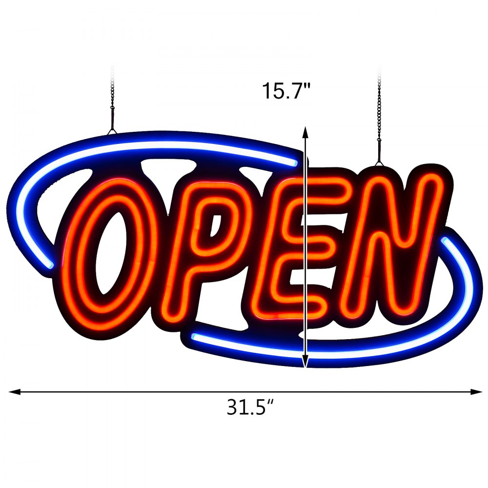 VEVOR Sign Open 31.5x15.7x1.2