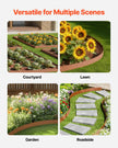 VEVOR Steel Landscape Edging 10 Packs 40 x 4.5in Weather-Resistant for Yard Lawn