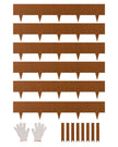 VEVOR Weather-Resistant Steel Landscape Edging 6 Packs 40 x 8in for Yard Garden