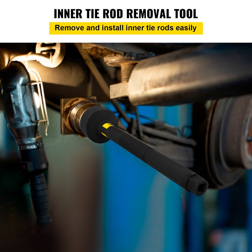 VEVOR Inner Tie Rod Tool, 35 mm - 45 mm Universal Tie Rod Removal Tool, 30 mm Drive Tube Tie Rods Tool, Heavy-Duty Steel Inner Tie Rod Removal Tool for Vehicles