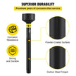 VEVOR Inner Tie Rod Tool, 35 mm - 45 mm Universal Tie Rod Removal Tool, 30 mm Drive Tube Tie Rods Tool, Heavy-Duty Steel Inner Tie Rod Removal Tool for Vehicles