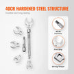 VEVOR Crowfoot Wrench Set, 3/8