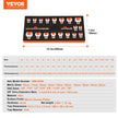 VEVOR Crowfoot Wrench Set, 3/8