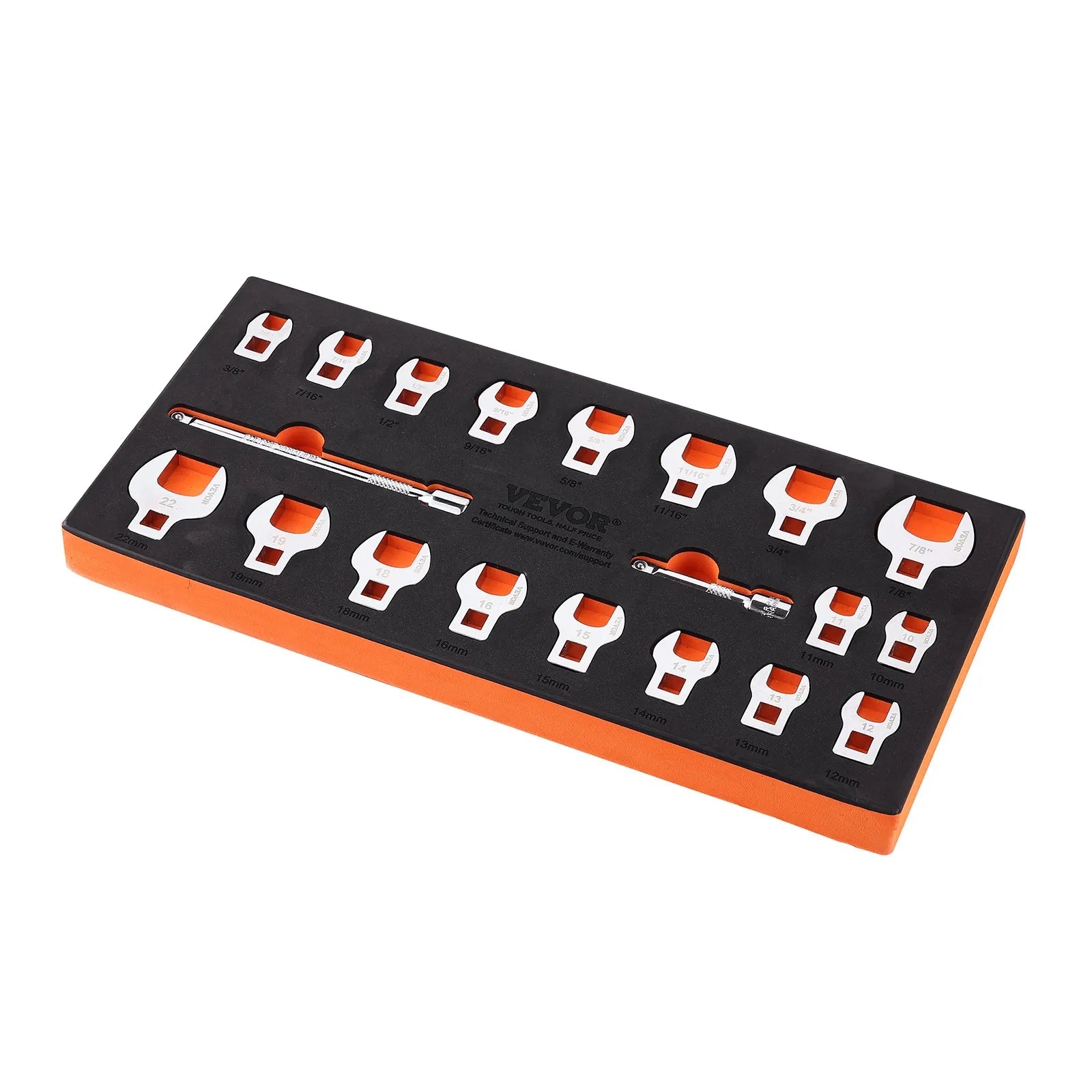 VEVOR Crowfoot Wrench Set, 3/8