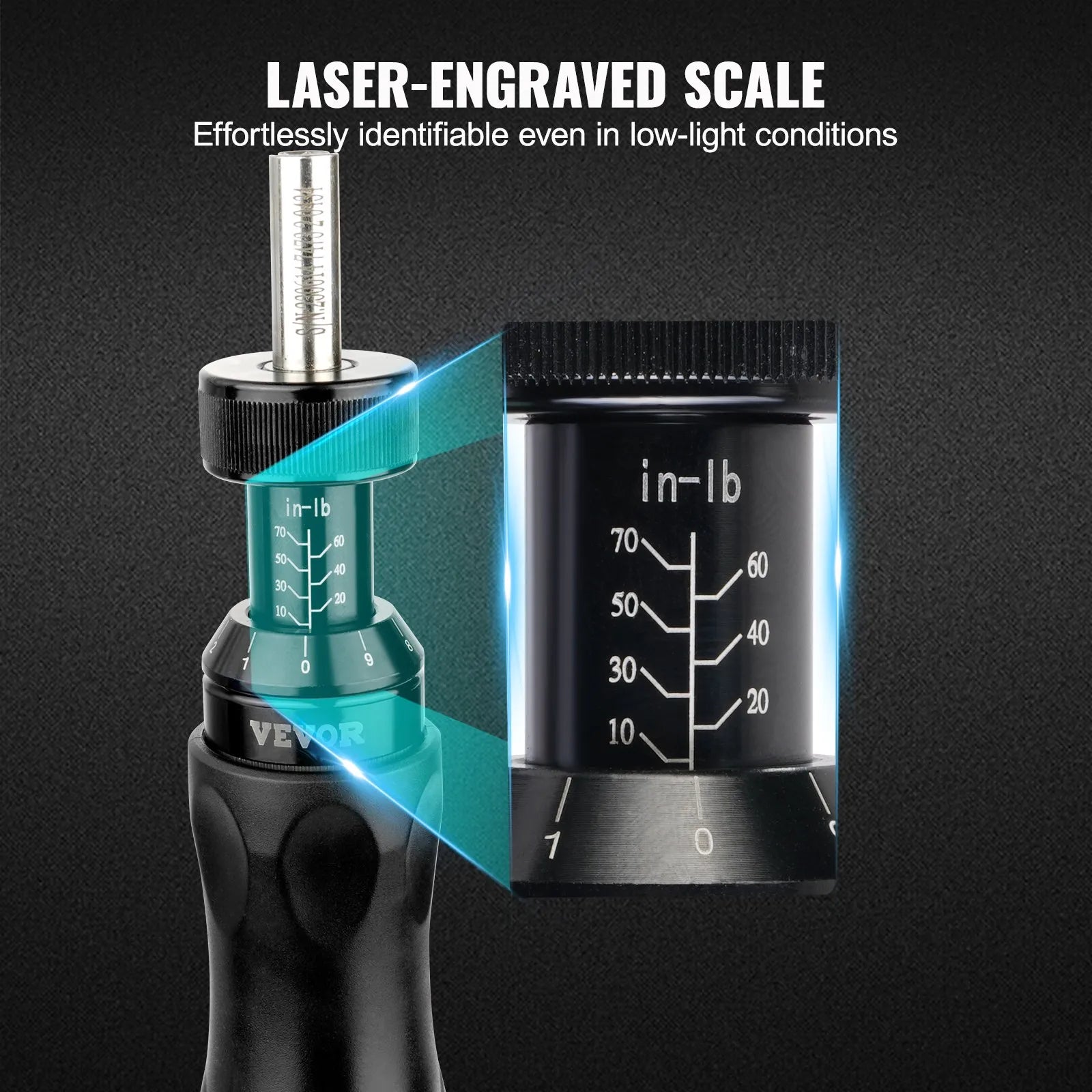 VEVOR Torque Screwdriver, 1/4