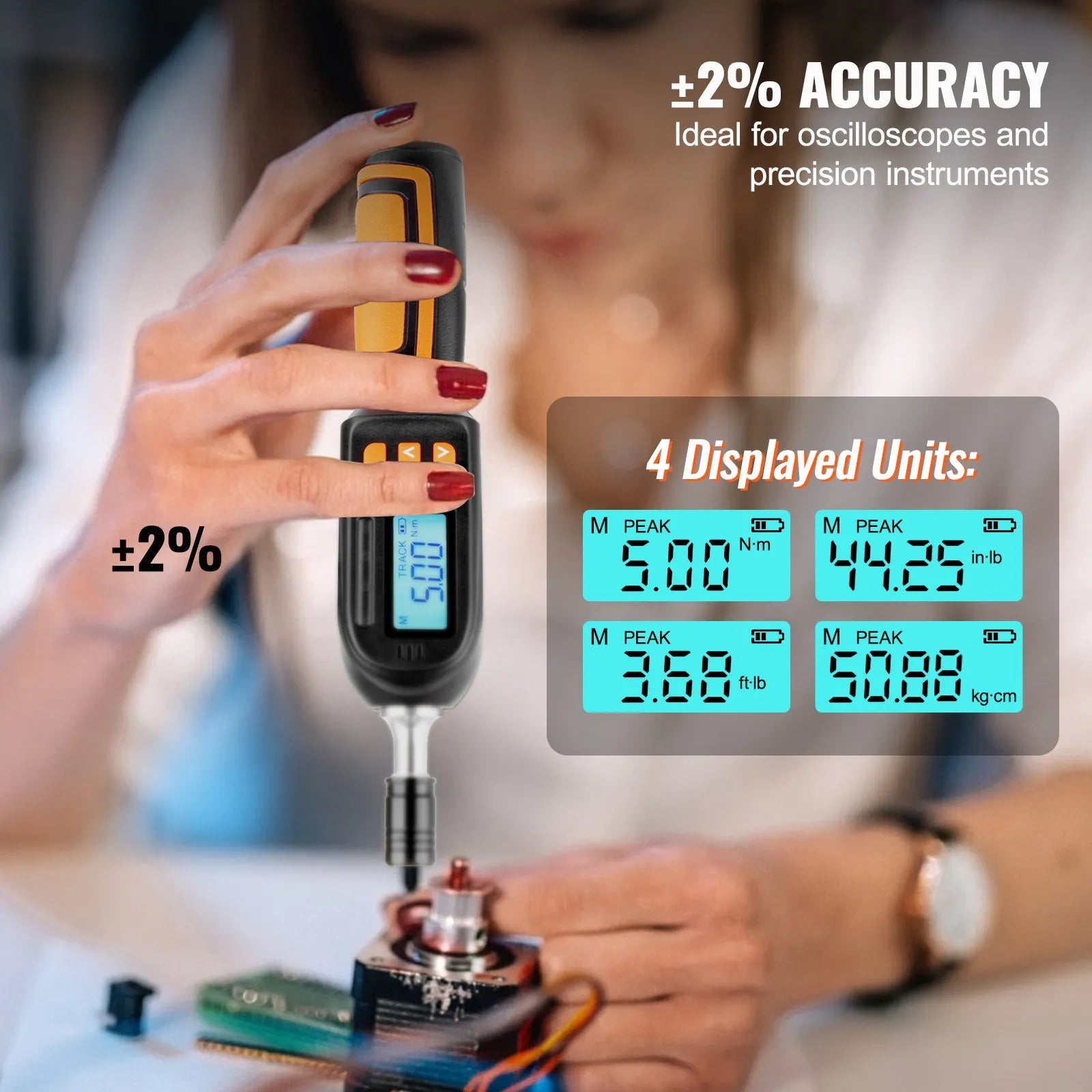 VEVOR Digital Torque Screwdriver, 1/4