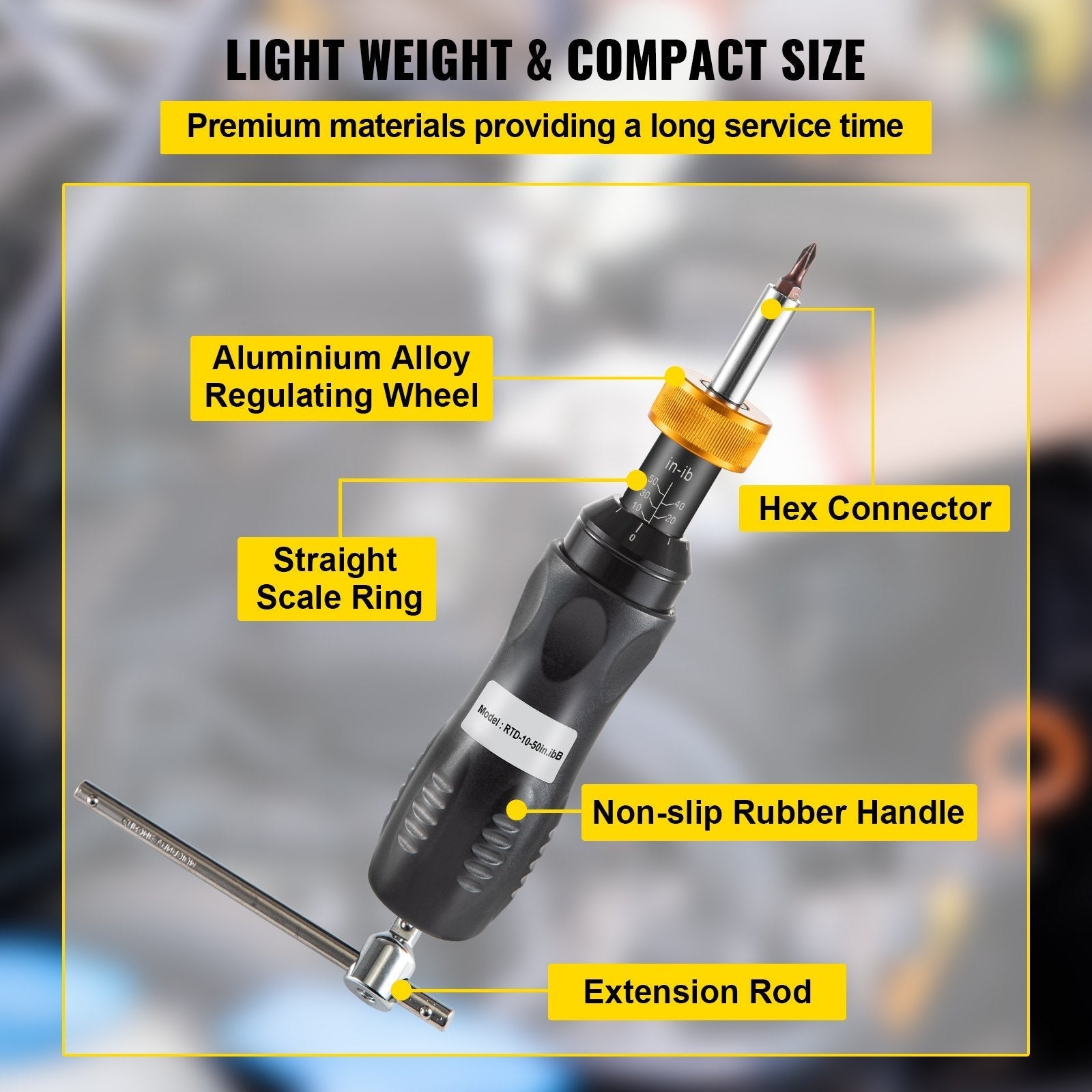 VEVOR Torque Screwdriver, 1/4\